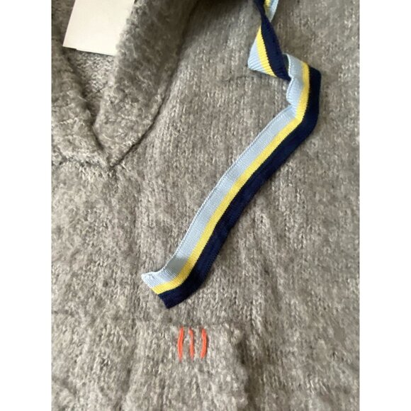 Urban Outfitters BDG Brady Brushed Knit Hoodie LS Sweatshirt Sz S Gray NWT $98 - Picture 9 of 10